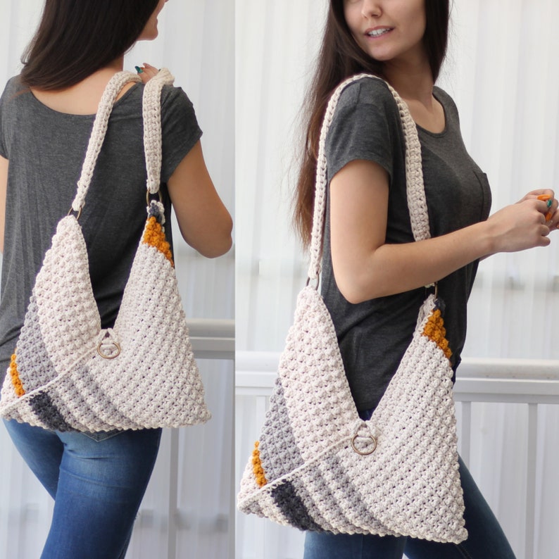 Crochet bag pattern-VEGAS bag-Crochet handbag pattern-Crochet boho bag-Beach bag-Crochet tote-Market bag-Handmade bag-Crochet bag purse PDF image 2