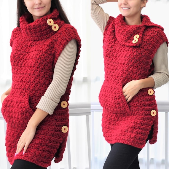 poncho sweater crochet