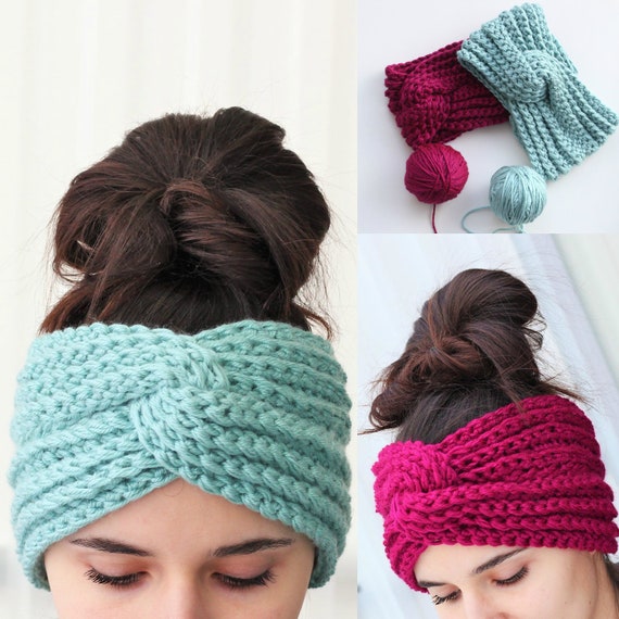 Bandeau De Tête Cache-oreilles Au Crochet Fait Main - Neuf, Orange, Pour Femme, Artisanal
