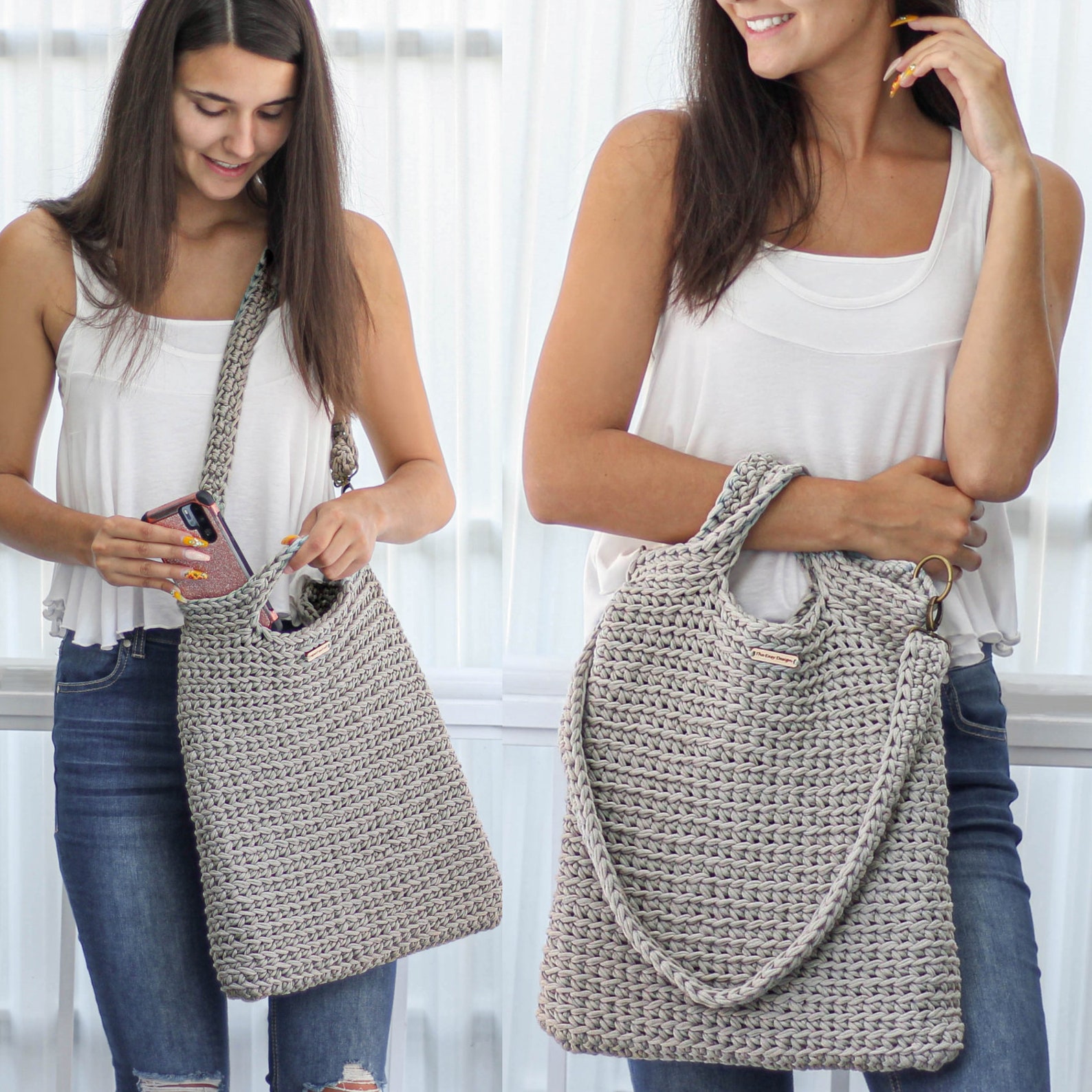Crochet Bag Pattern-lima Convertible Urban Handbag-pdf - Etsy