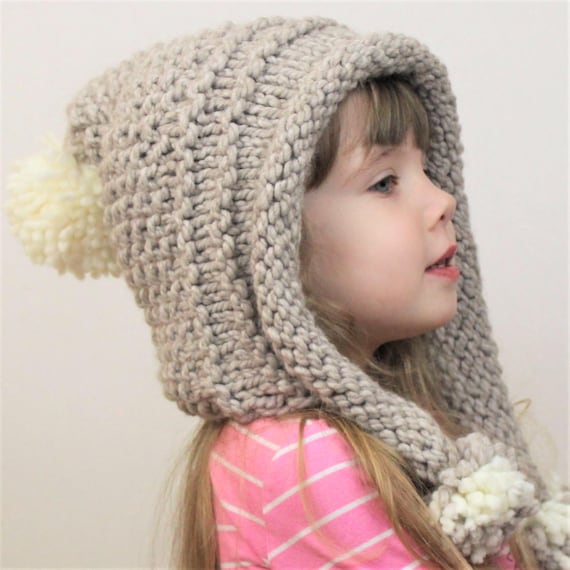 Easy Knitting Pattern, Beginner Knit Hat, Patron De Tricot