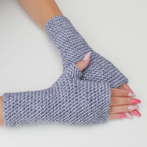 Crochet pattern-ASHLYN Crochet fingerless gloves pattern-Women crochet pattern-Wrist Warmers pattern-Fingerless Mitts Pattern PDF Size S-M-L image 8