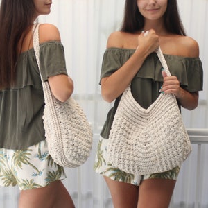 Crochet bag pattern-MACIE bag-Crochet handbag pattern-Crochet boho bag-Beach bag-Crochet tote-Market bag-Handmade bag-Crochet bag purse PDF image 2