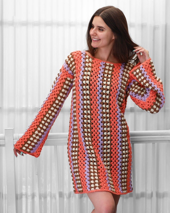 Taylor Crochet Dress Pattern-crochet Pattern-granny Stitch-easy  Customizable Pattern Dress Pdf-festival Taylor Crochet Dress-7sizes XS-3XL  - Etsy