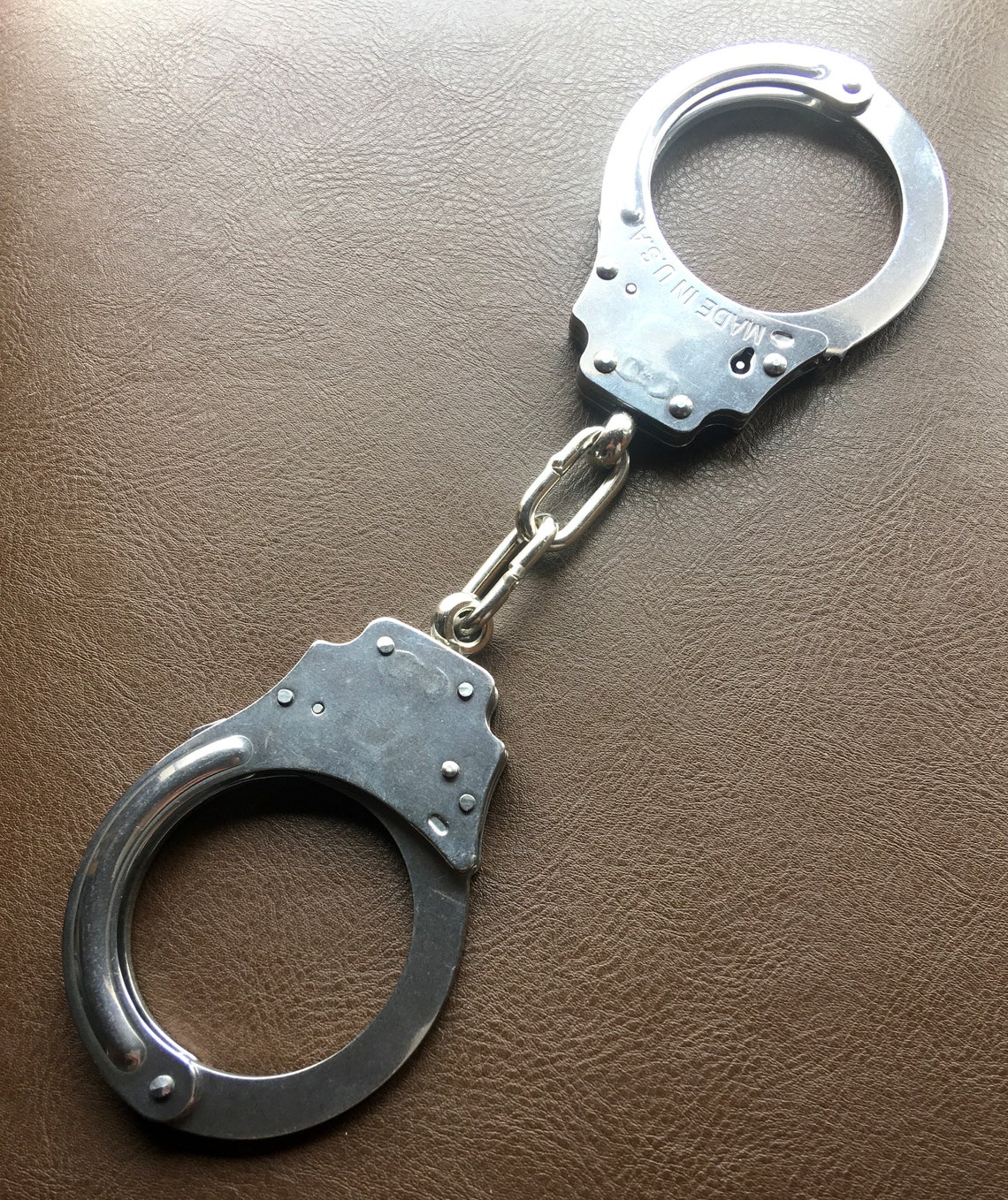 Vintage Style Set of Real Working Solid Metal Police Handcuffs Etsy