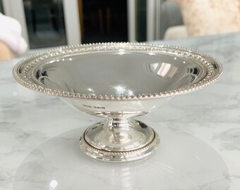 silver bon bon dish