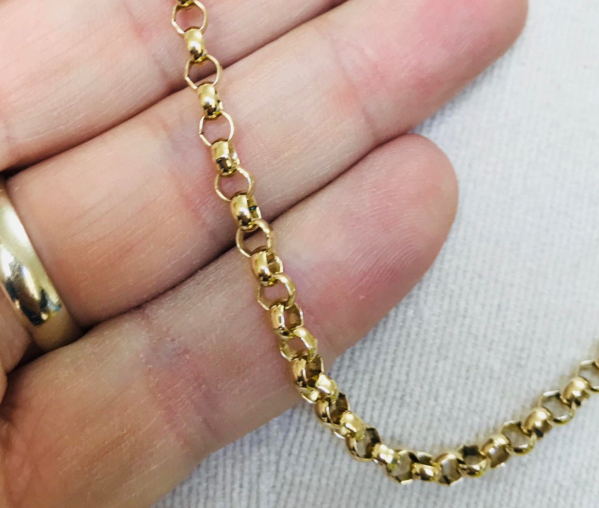 Stunning antique heavy 9ct yellow gold