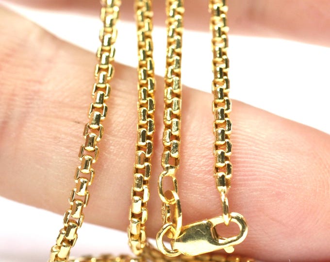 Superb 20 inch 14ct gold chain - stamped 585