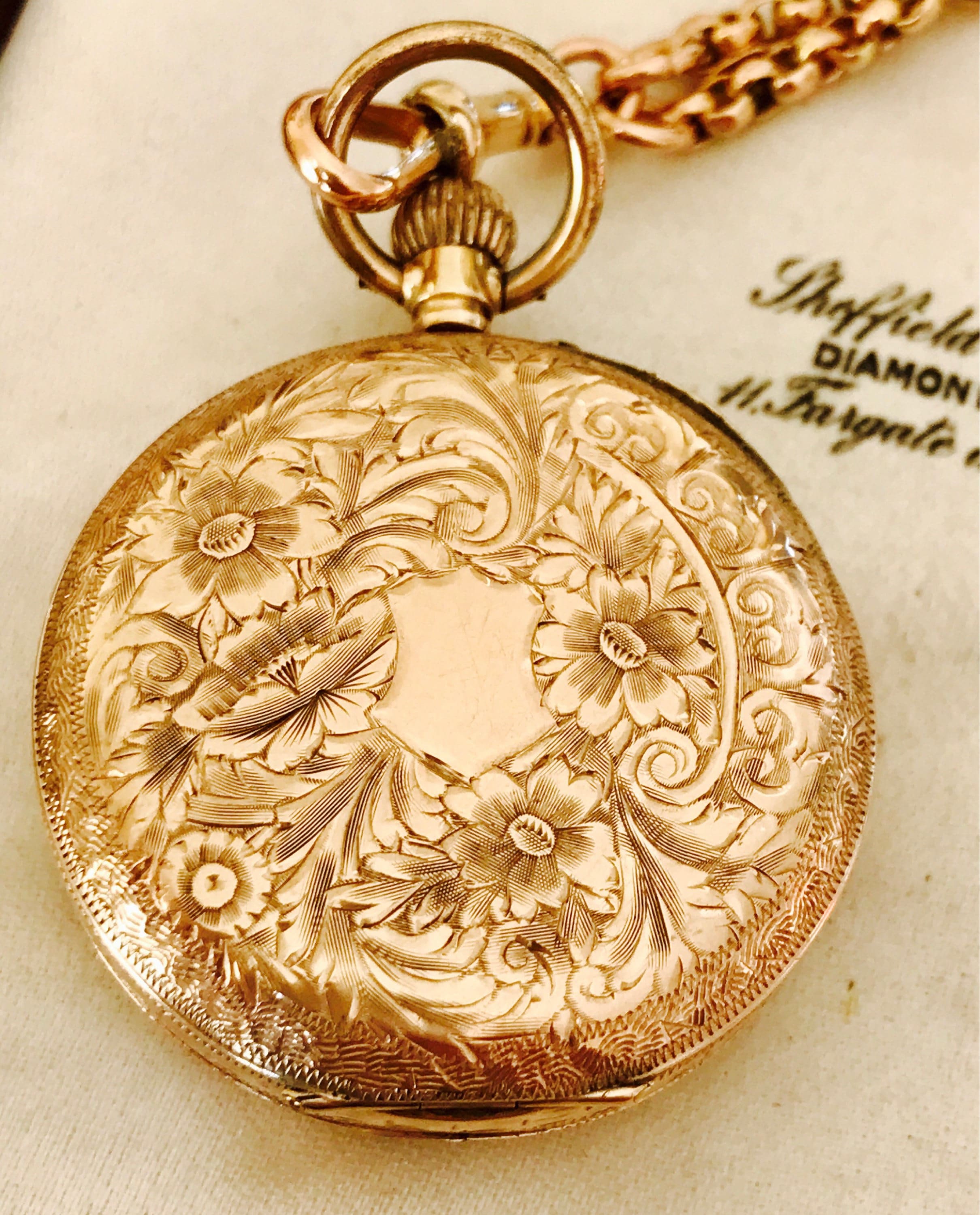 vintage pocket watch travel