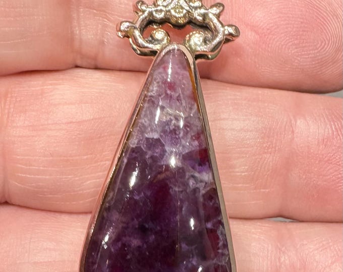 David Scott Walker - stunning vintage 9ct rose gold double sided pendant - Sheffield 1990 - 18.3gms