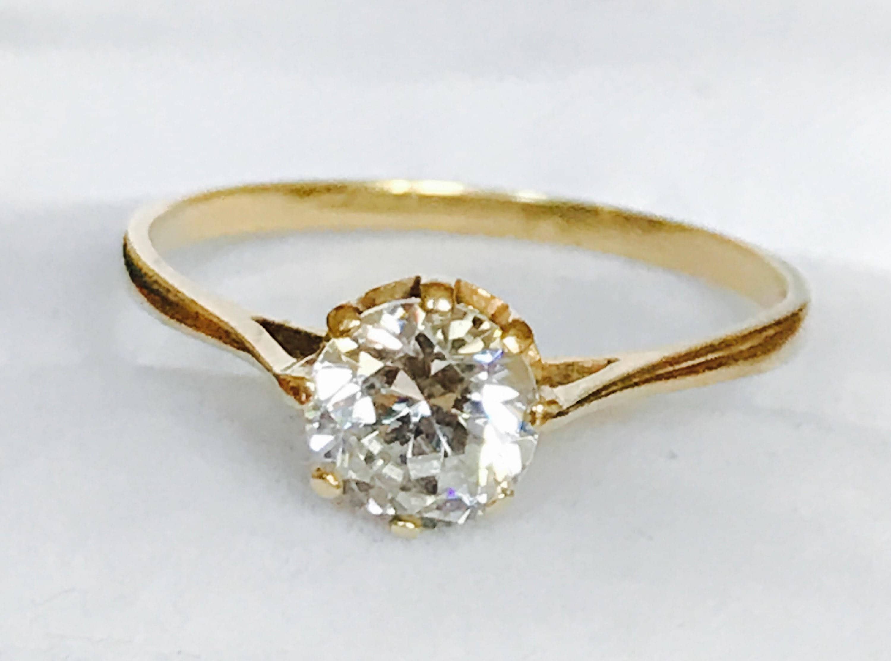 white sapphire solitaire ring white sapphire solitaire ring