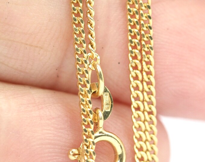 Superb vintage 16 inch 18ct gold chain - fully hallmarked - 4.2gms