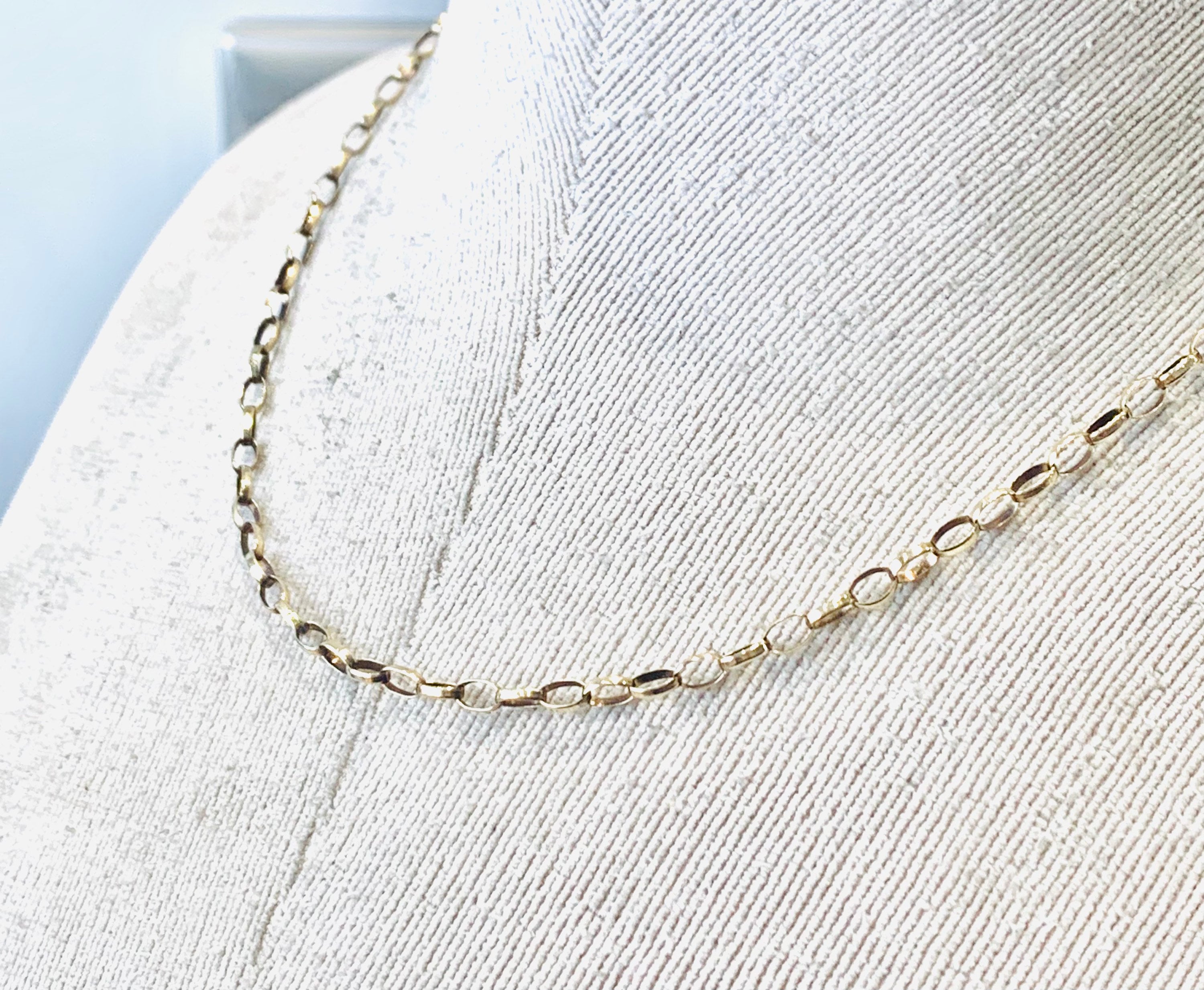 18 inch 2024 belcher chain gold