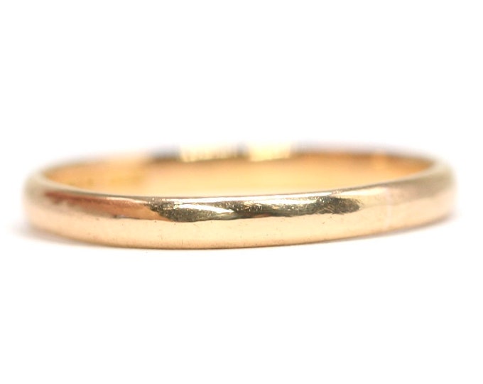 Superb vintage 22ct gold wedding ring - hallmarked Birmingham 1979 - size P or US 7.5