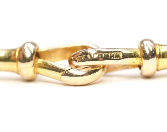 Superb antique matching pair of 9ct yellow gold dog clips
