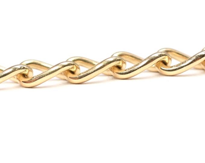 Antique 2 3/4 inches 18ct gold extension/ extender - every link stamped