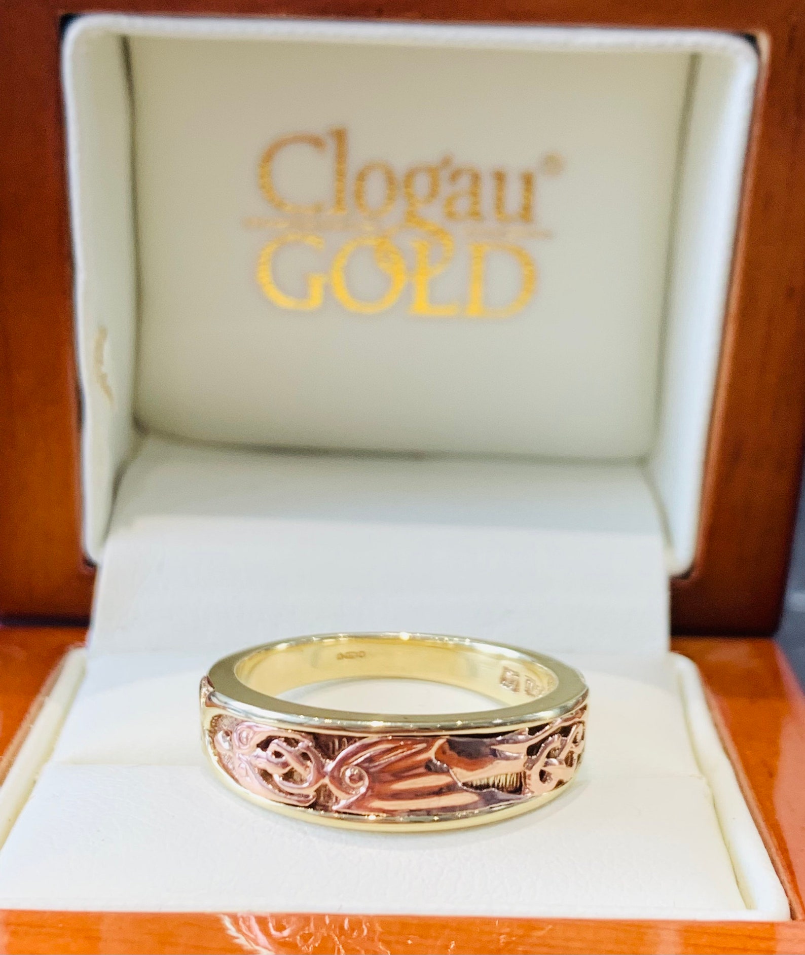 Clogau Gold of Royalty rare heavy 9ct Welsh rose & yellow Etsy