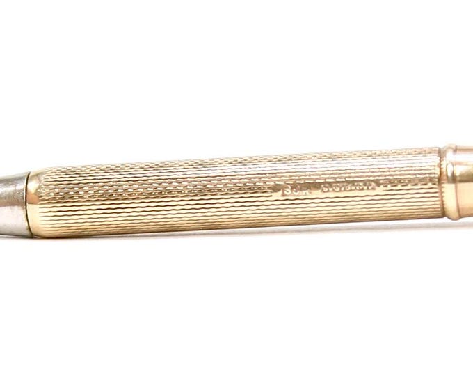 Vintage 9ct gold propelling pencil - Birmingham 1970
