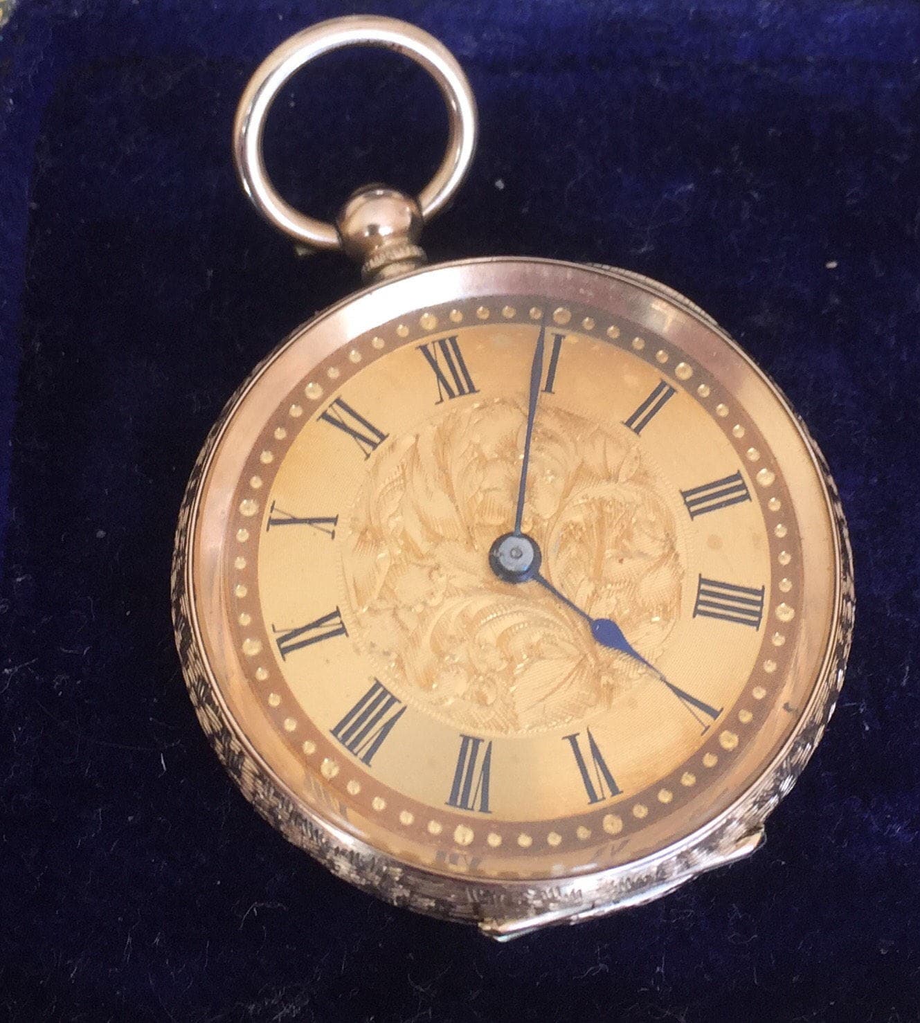 Superb antique solid 14ct gold ladies pocket watch late 1800's