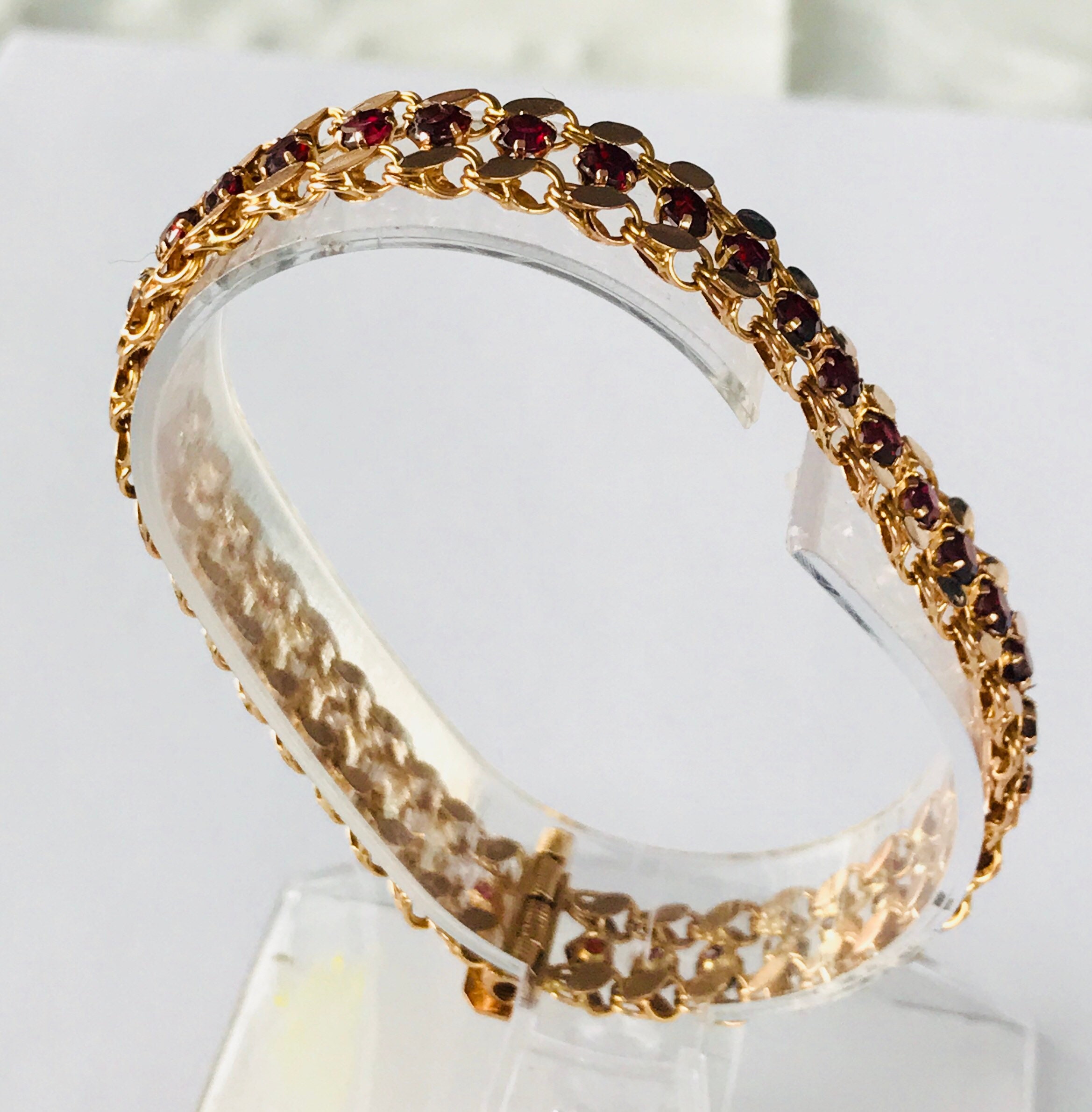 Superb antique 14ct rose gold bracelet ***Reserved***