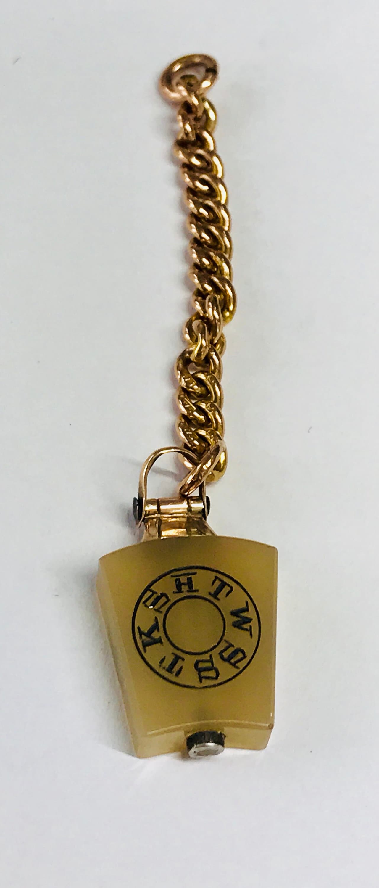 Stunning antique 9ct Rose Gold Agate Masonic Royal Arch Masons Keystone