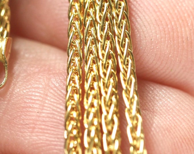 Stunning 16 inch 18ct gold Spiga chain - fully hallmarked - 6.5gms