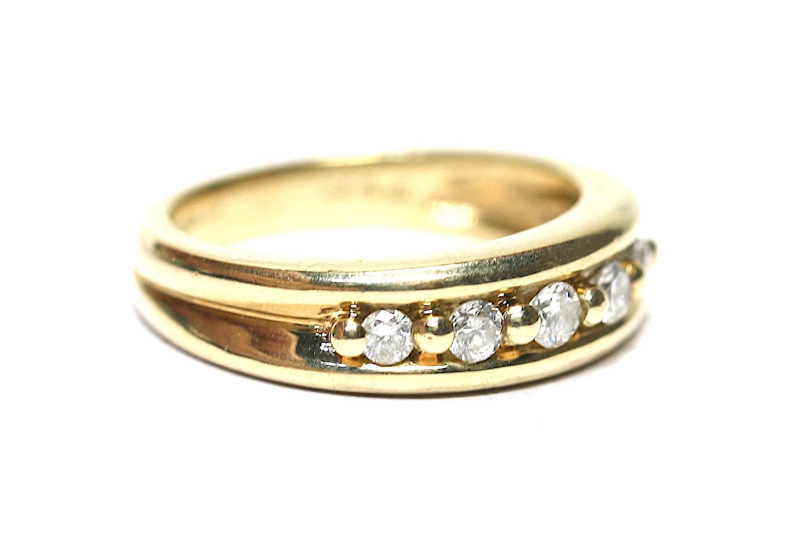 REDUCED ***Stunning sparkling vintage 9ct yellow gold 0.25 Diamond ...