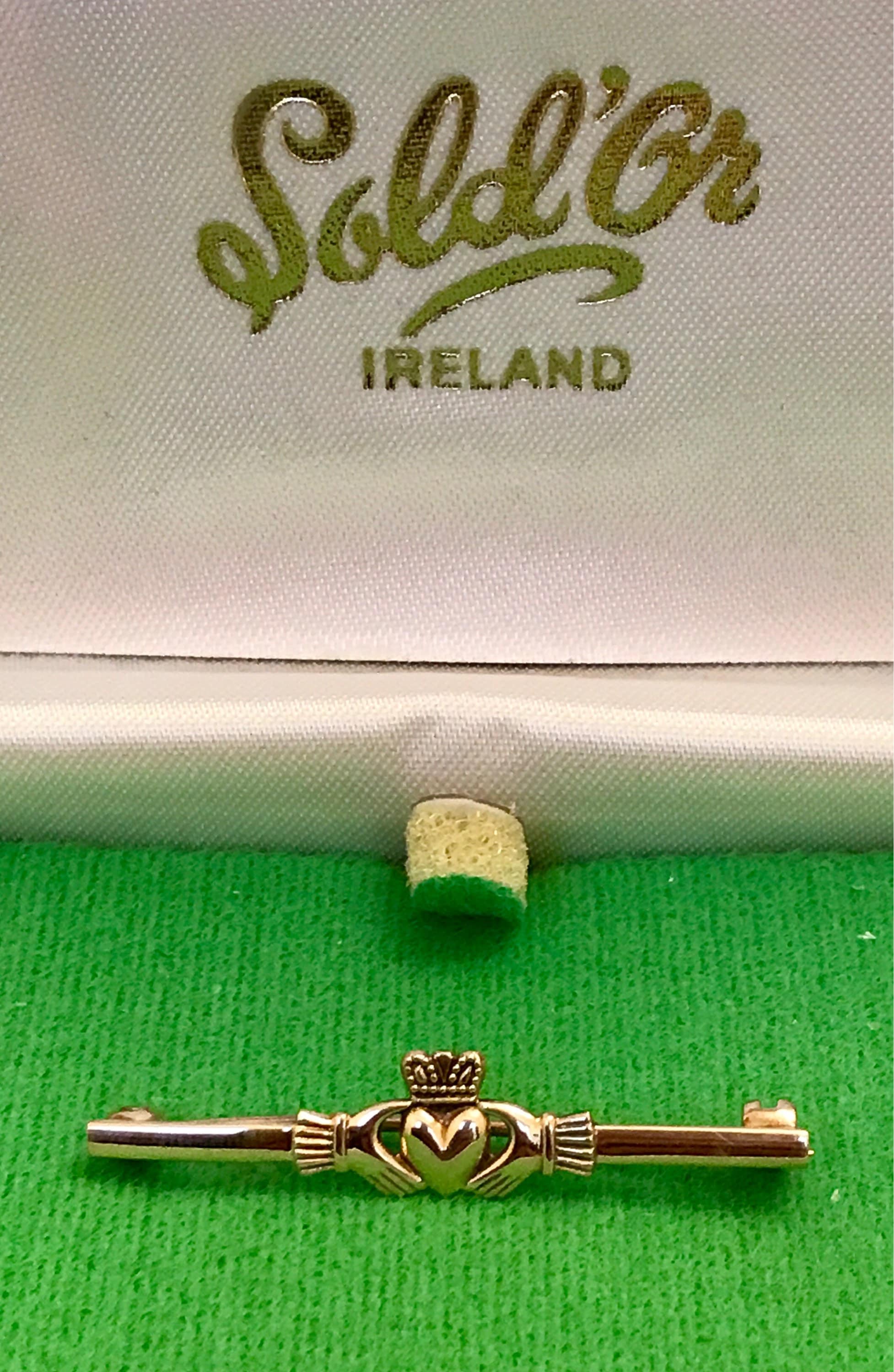 claddagh tie pin