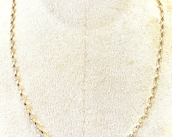 Superb vintage 9ct gold 24 inch chain - fully hallmarked London 1991 - 11.3gms