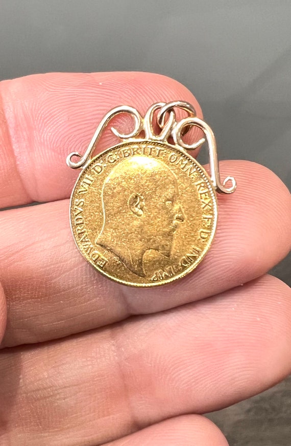 Antique Edward VII 22ct Gold Half 