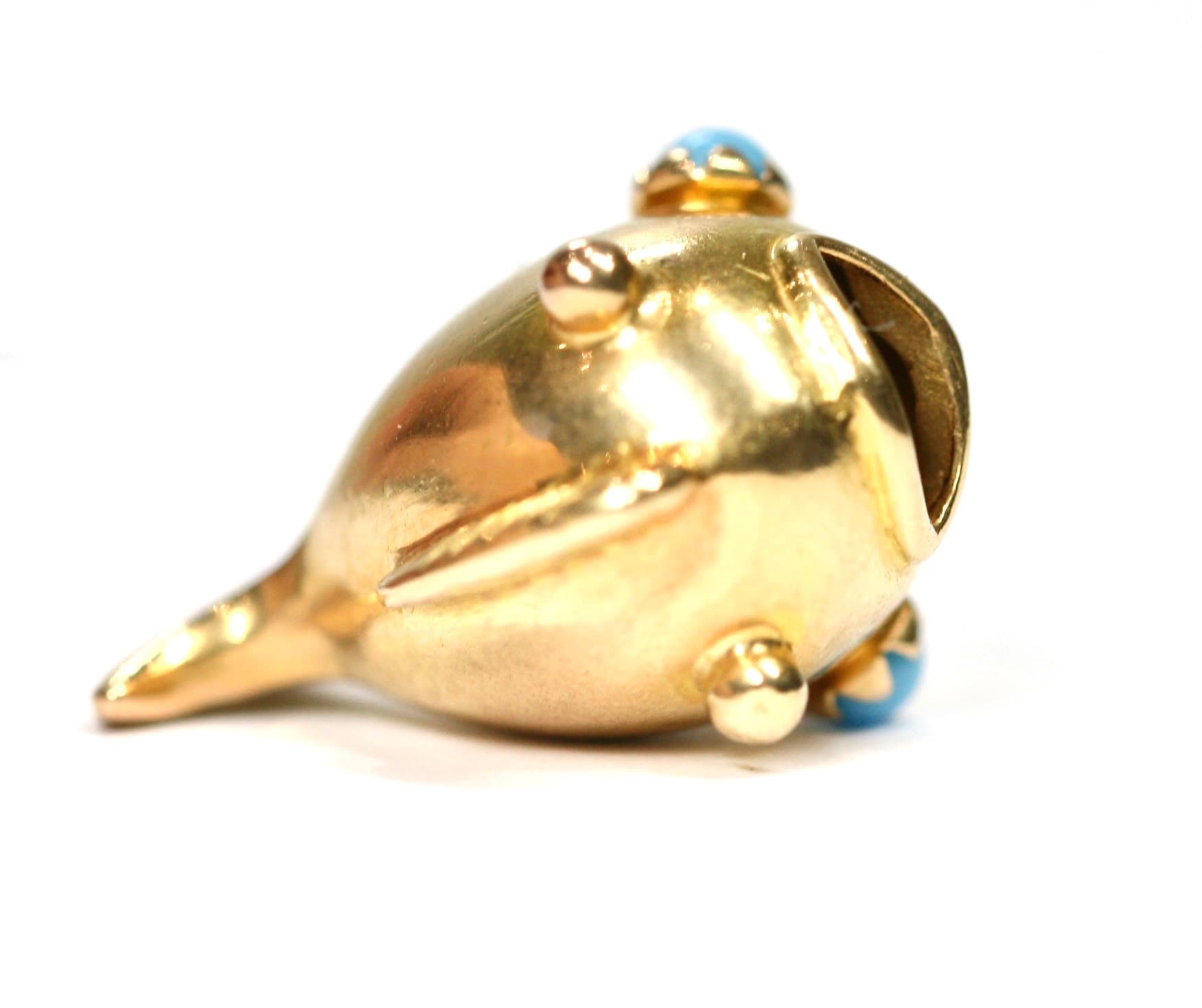 Finejewelers 14k Yellow Gold Bass Fish Jumping Charm並行輸入品 送料無料