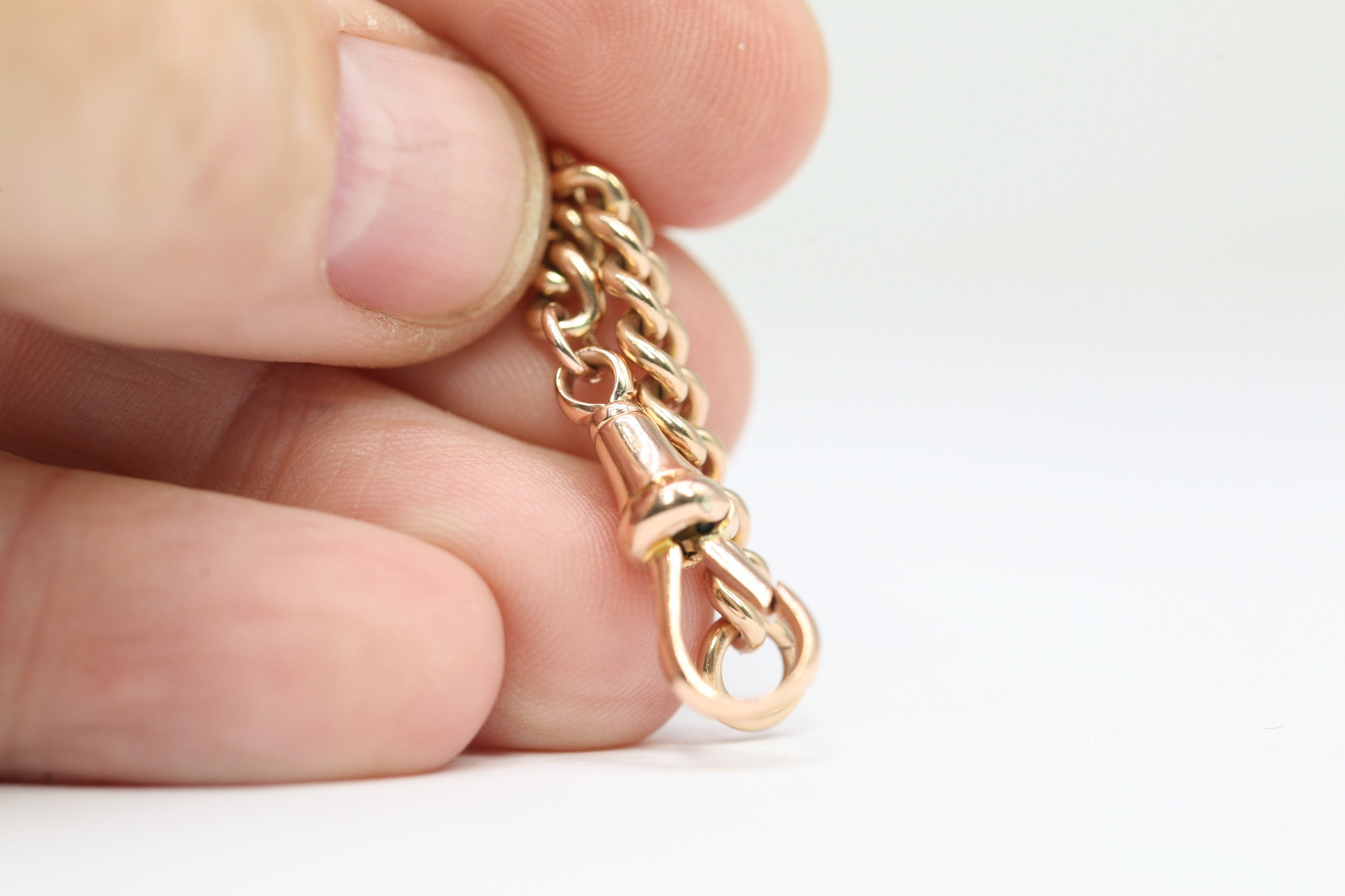 18ct Rose Gold 4 Inch Extension Chain