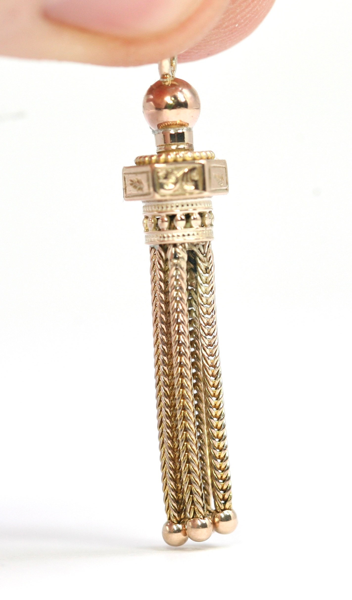 Antique 9ct gold Tassel pendant please read description