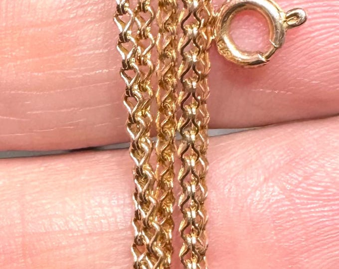 9ct gold 21 inch chain - fully hallmarked - 2.86gms