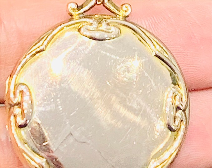 Reduced***Fabulous Edwardian Art Noveau 9ct gold locket pendant - hallmarked Chester 1907 - 7.7gms