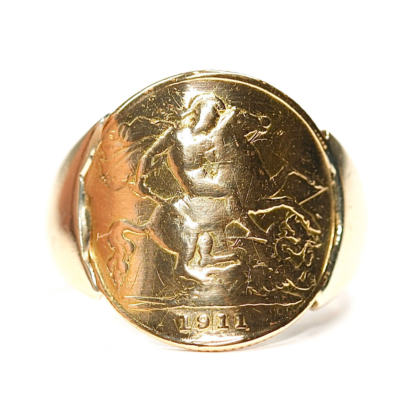 Buy Half Sovereign Ring Online In India - Etsy India