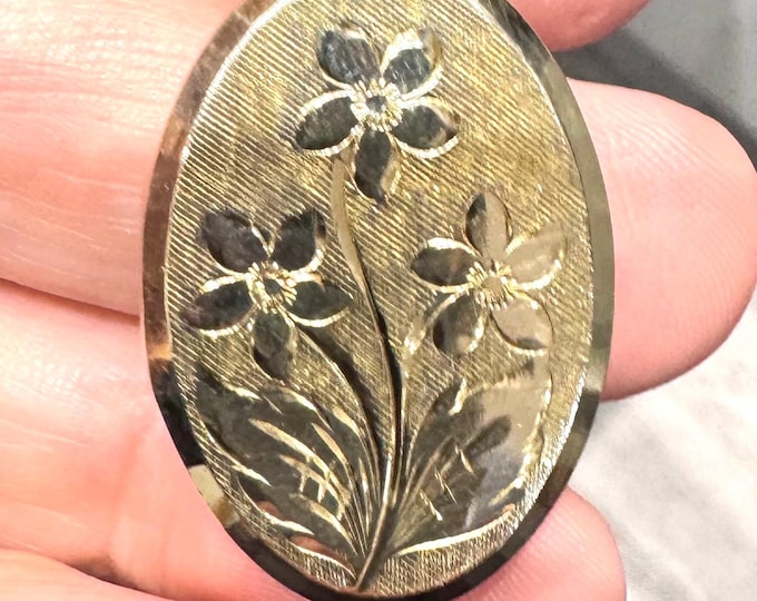 Vintage 9ct gold double locket - fully hallmarked - 7.8gms