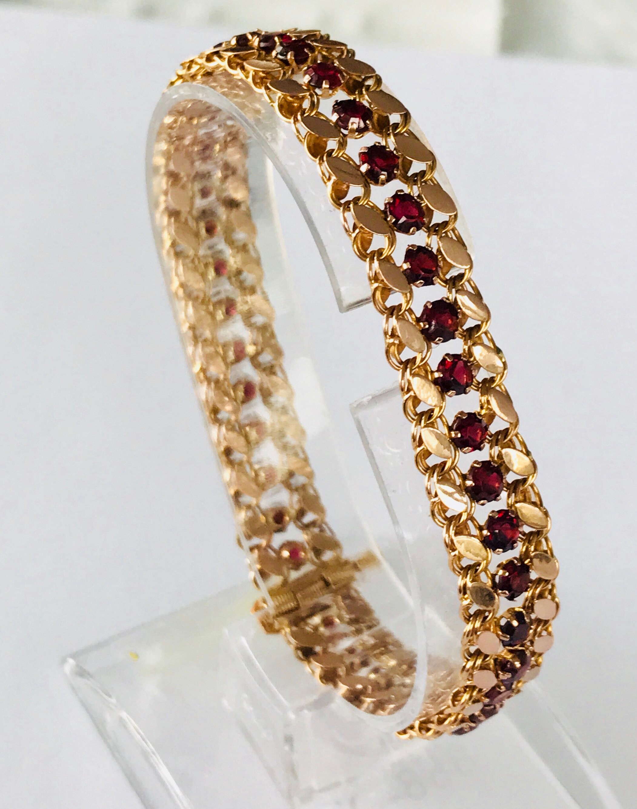 Superb antique 14ct rose gold bracelet ***Reserved***