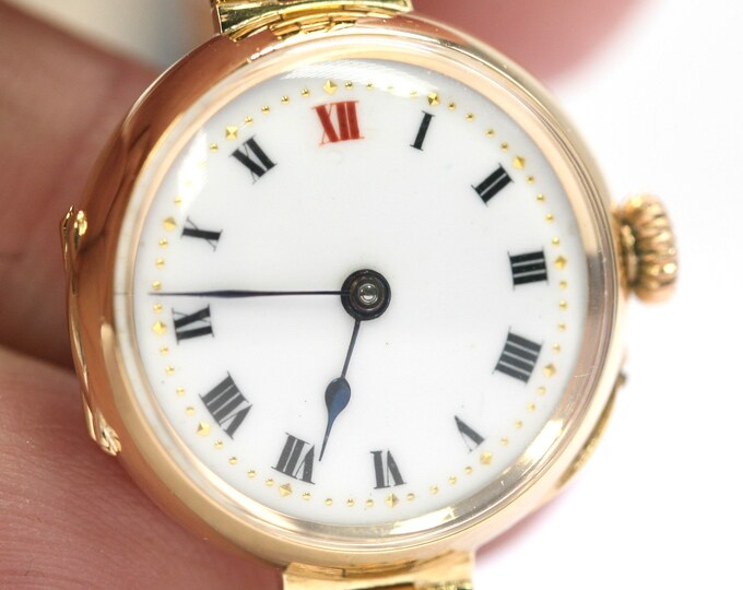 18ct gold watch SheffieldGoldsmiths