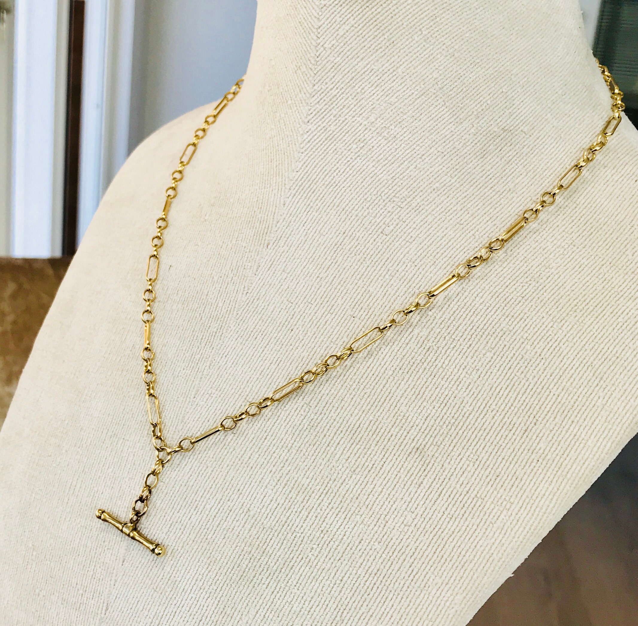 T Bar Drop Necklace – J&CO Jewellery