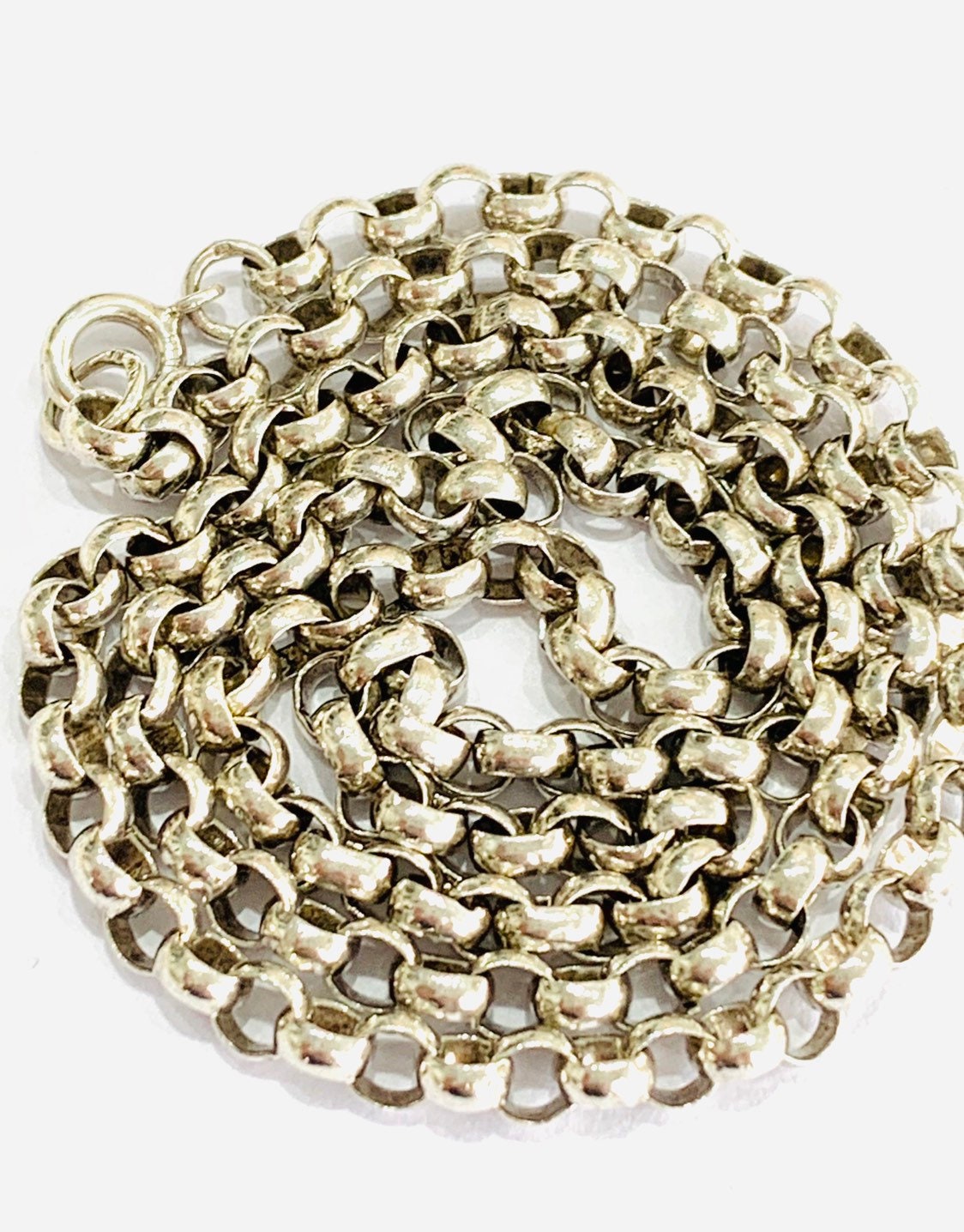 Vintage sterling silver 20 inch belcher chain hallmarked London 1997