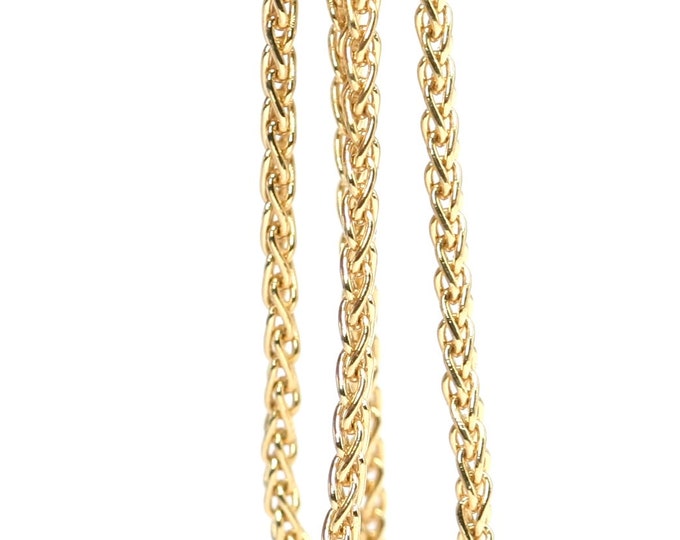 Superb vintage 16 inch 18ct yellow gold chain  - fully hallmarked