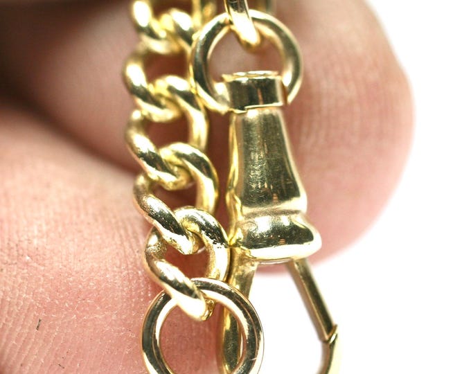 Vintage 2 3/4 inch 9ct yellow gold Albert chain extension - fully hallmarked