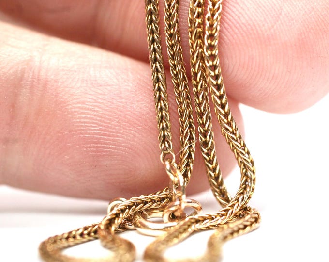 Vintage 16 inch 9ct gold chain - fully hallmarked
