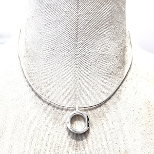 Superb vintage sterling silver and Diamond 16 inch necklace in the original presentation case - hallmarked Birmingham 2002