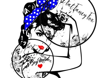 Download Autism Mom Rosie Riveter SVG Digital Download | Etsy