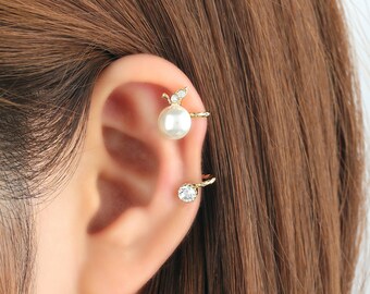Ear Cuff No Piercing, Non Pierced, Apple Earrings, Ear