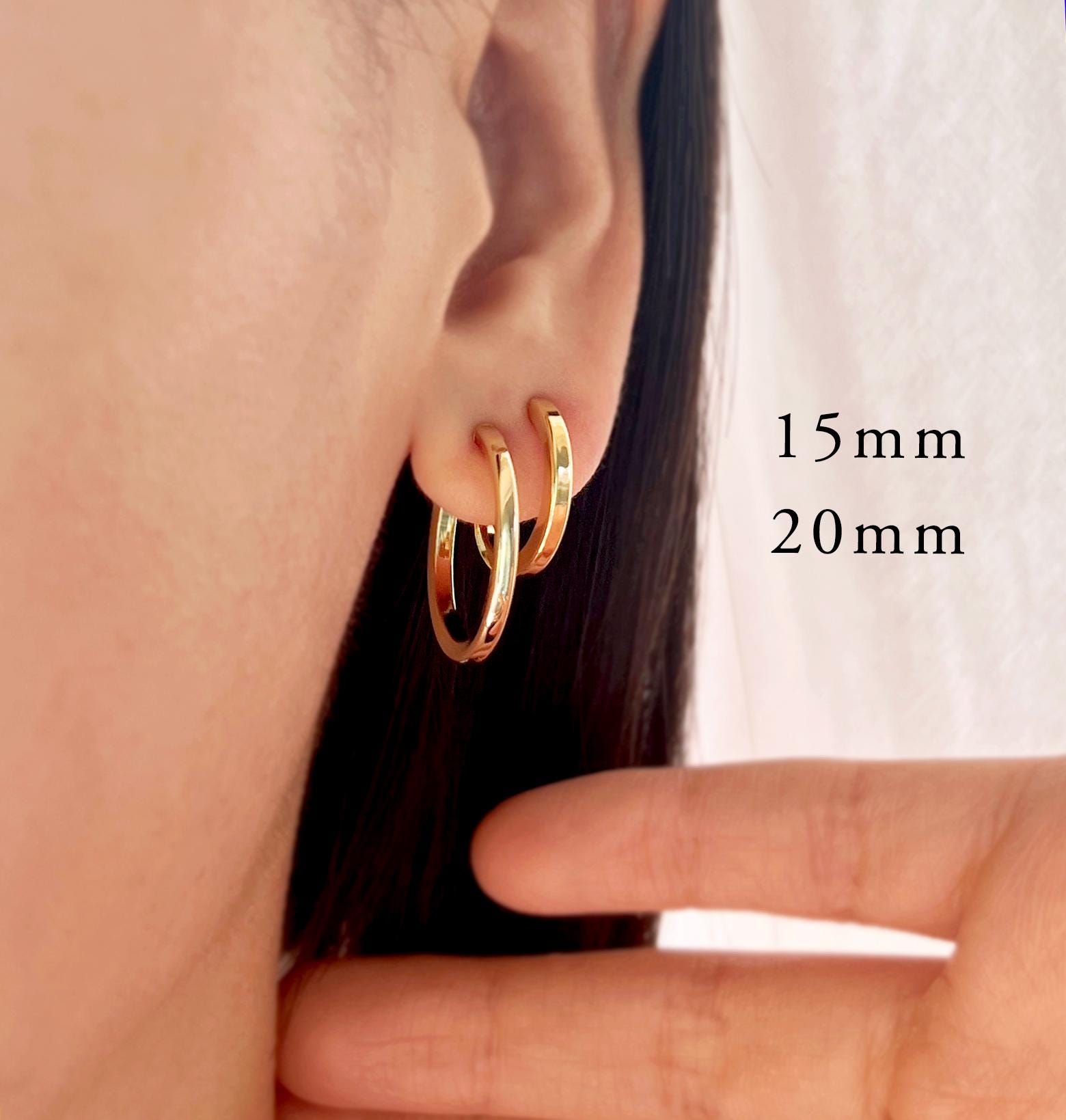 Non Pierced Earrings, No Piercing Earrings, Invisible Clip on