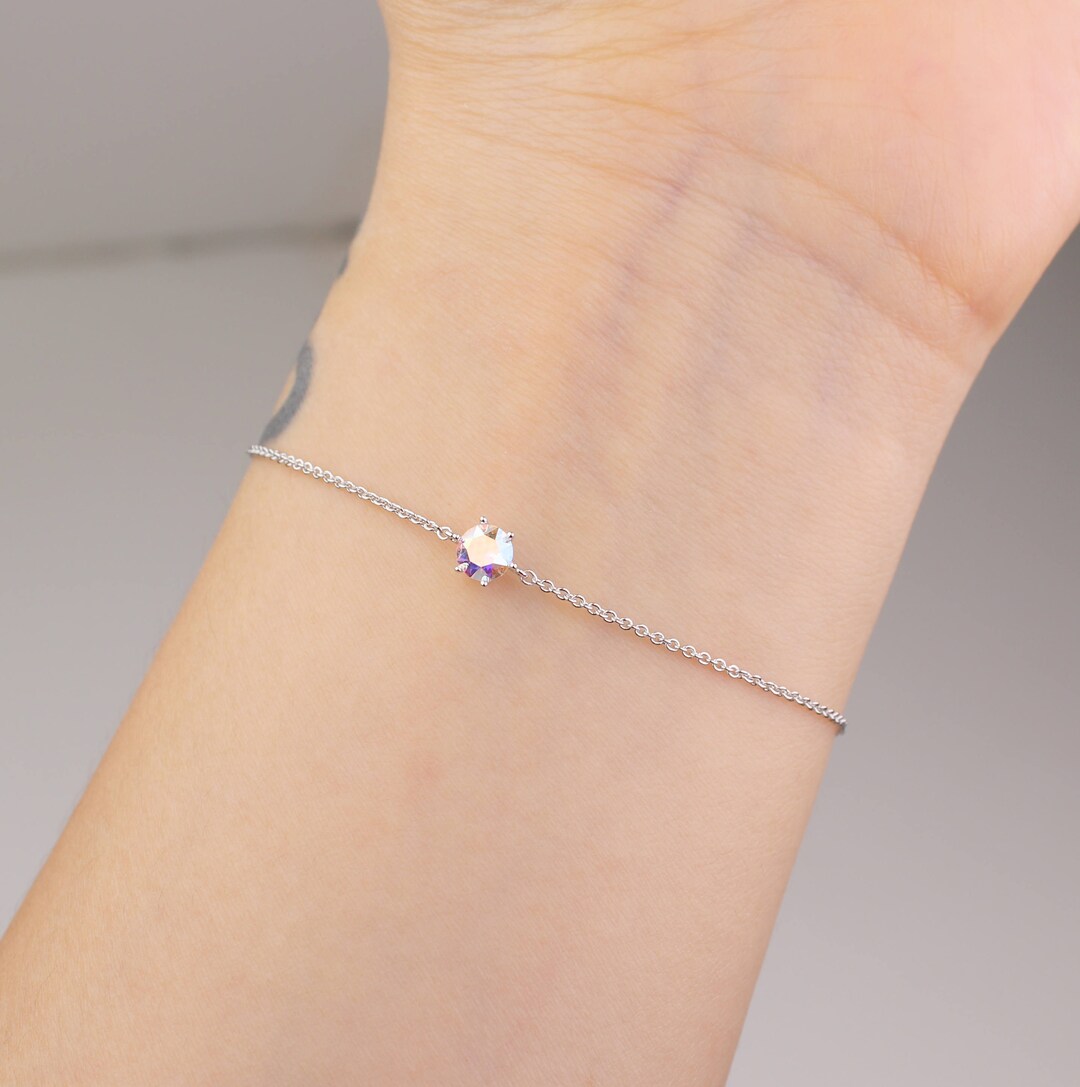 Birthstone Bracelet, October Birthstone, Birthstone Jewelry, Opal ...