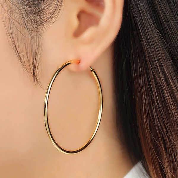 No piercing, non pierced, hoop earring, no pierce, minimal, ear cuff, clip on earrings, earring, clipon earrings, simple earring, gift